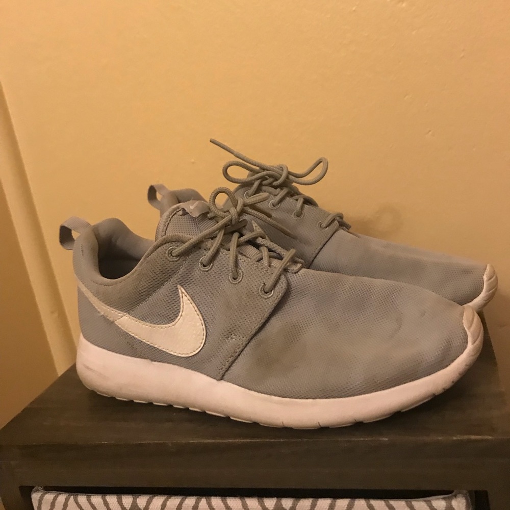 Grey and White Nike’s Roches